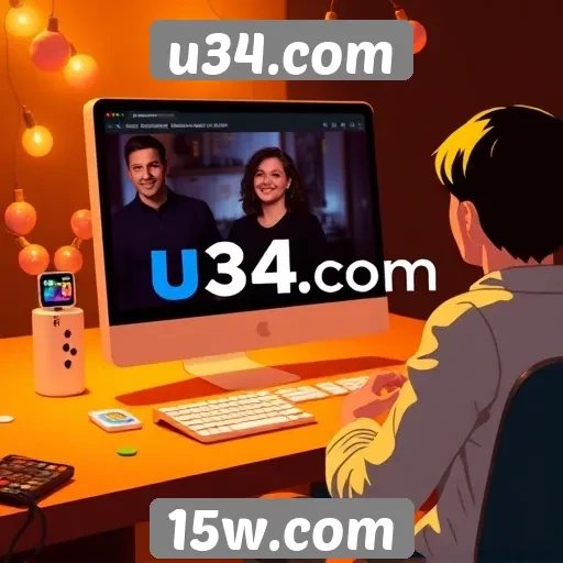 Acessibilidade e navegação no site de jogos u34.com