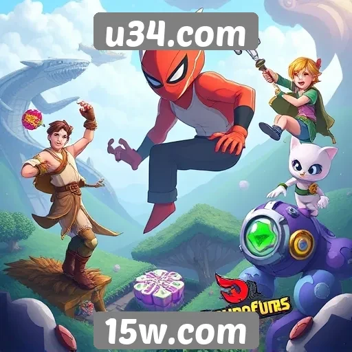 Exploração de jogos populares no site u34.com